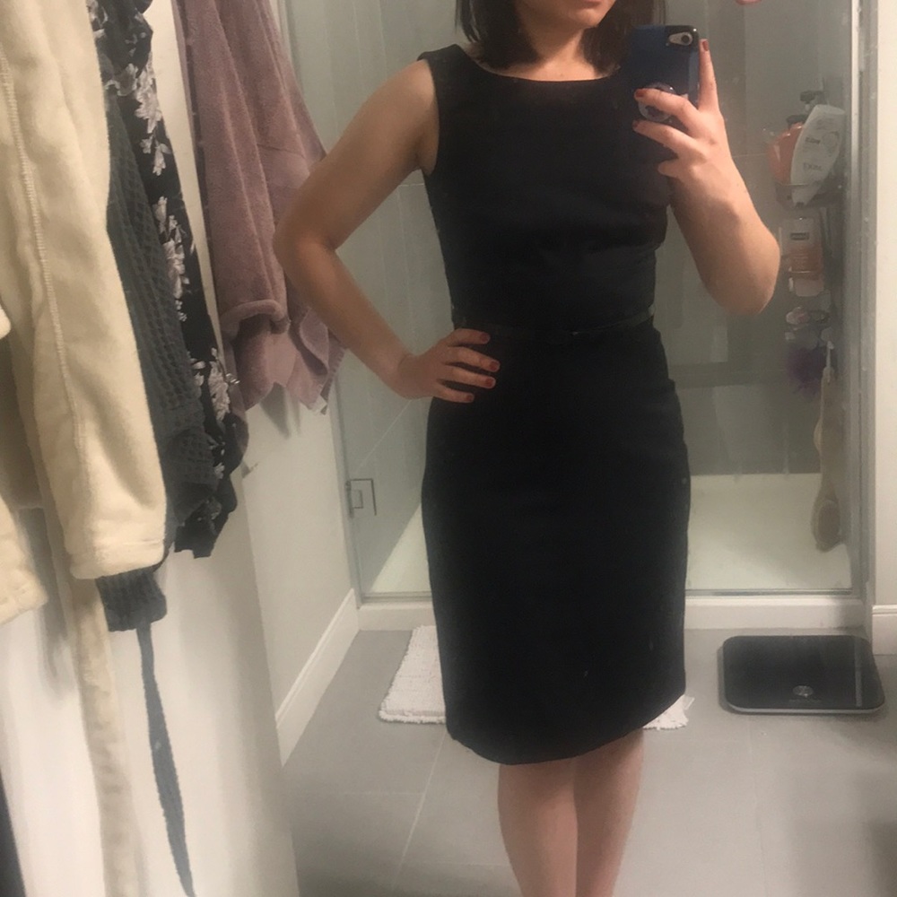 H&M Black Pencil Skirt Dress